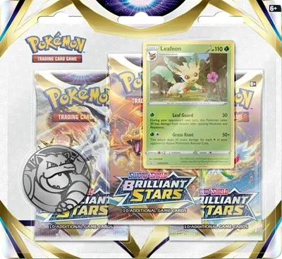 Brilliant Stars 3 Pack Blister [Leafeon]